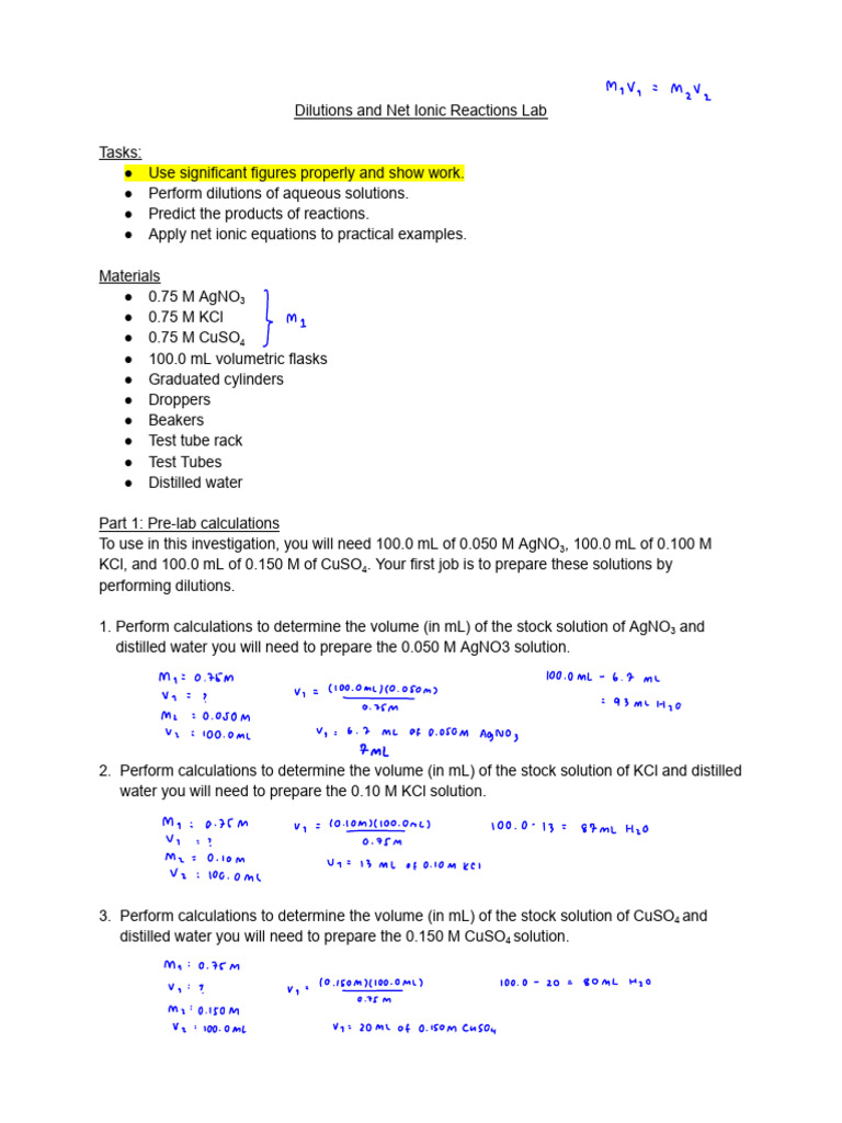 Chemistry Lab PDF