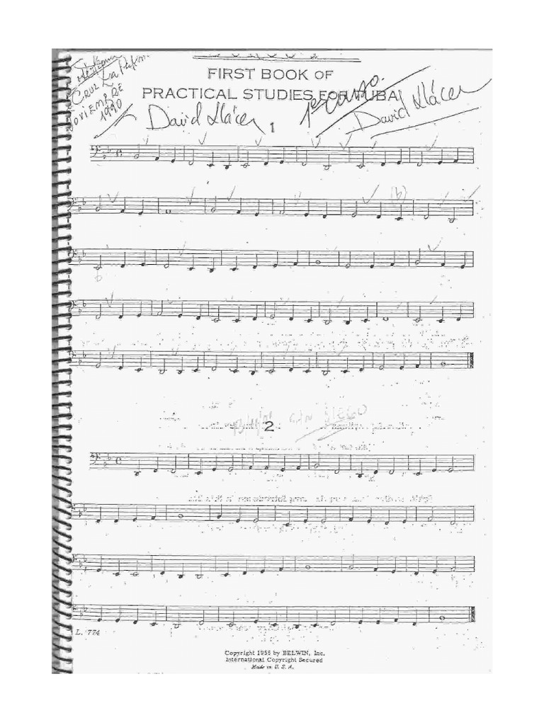 Esercizi Per Tuba 1 18 Pdf