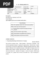 Cs 205 Prog in C Syl