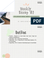 Weekly Recap#2 FS Sosial Media Management by Refri Astari Srigama