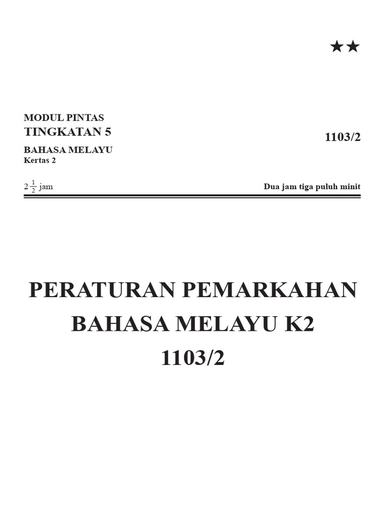 Skema k2 Set 1 Selangor | PDF