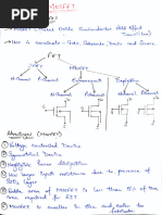 MOSFET (Handwritten) (Untill MOSFET As A Switch)