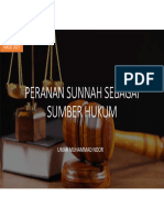 S7-SUNNAH SEBAGAI SUMBER HUKUM