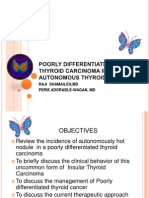 Poorly Differentiated Thyroid Carcinoma
