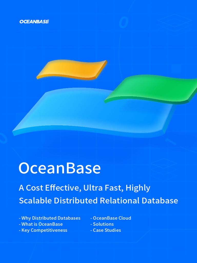 Oceanbase distributed database pdf