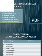 Kerja Lapangan Geografi Tingkatan 3