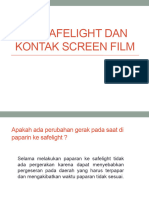 PERTANYYAN - Uji Safelight Dan Kontak Screen Film