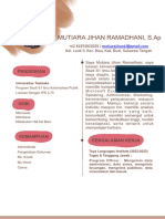 CV Mutiara Jihan Ramadhani
