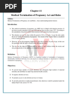 Chapter-111 Medical Termination of Pregnancy Act and Rules