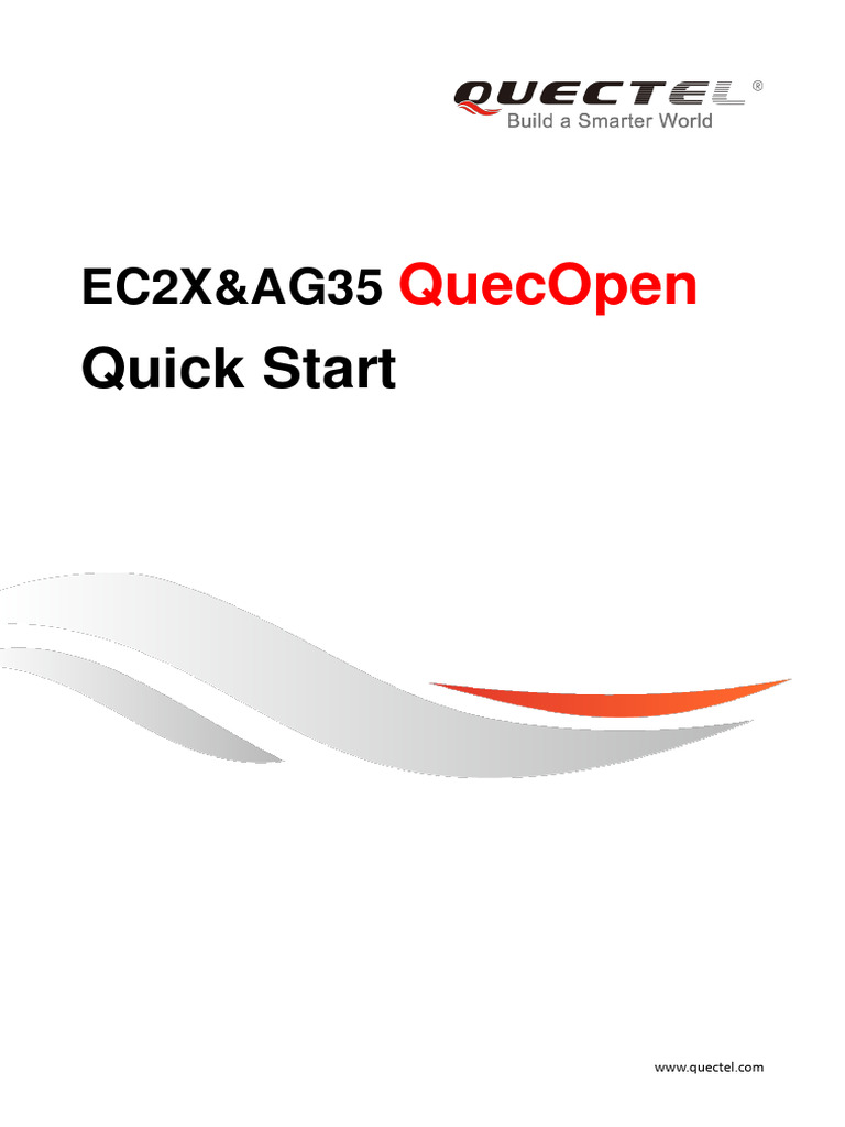 EC2X&AG35 QuecOpen Quick Start | PDF