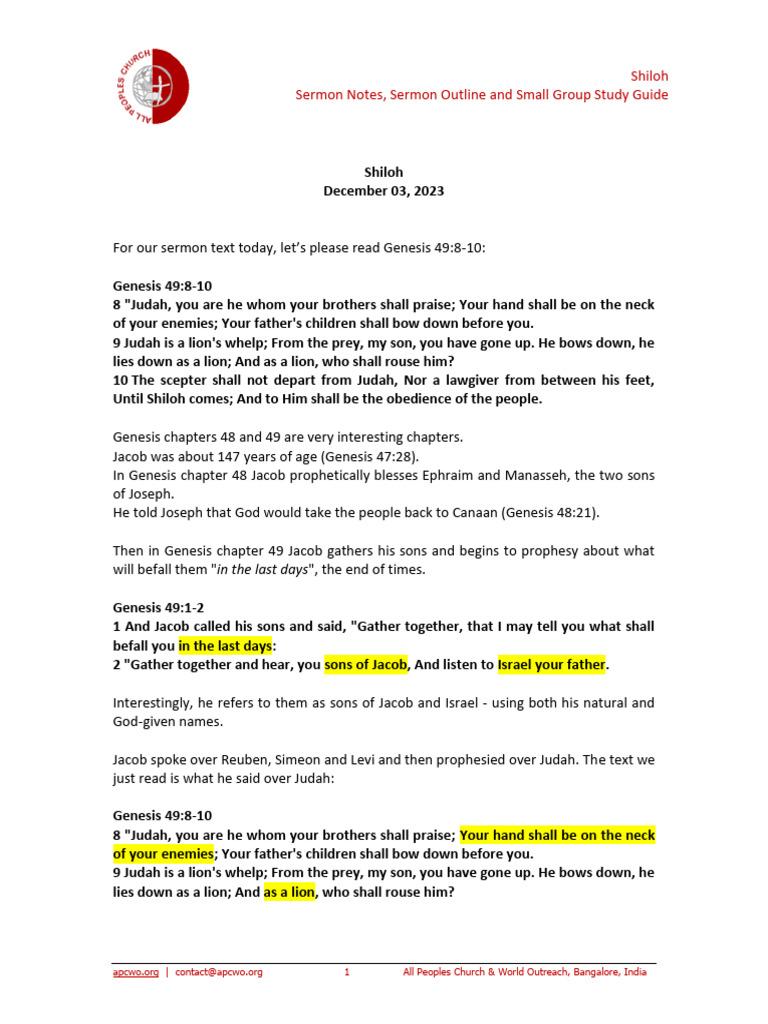 Shiloh Ps Ashish Raichur Pdf