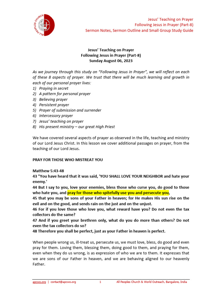 jesus-teaching-on-prayer-following-jesus-in-prayer-part-8-ps-ashish