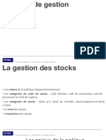 COURS 5 - La Gestion Des Stocks