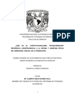 Ensayo Que Es El Constitucionalismo Transformador