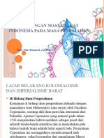 Perkembangan Masyarakat Indonesia Pada Masa Penjajahan