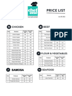 ChefOne-Price List 29.06.2022