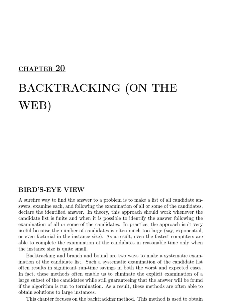 Daa TM Backtracking | PDF
