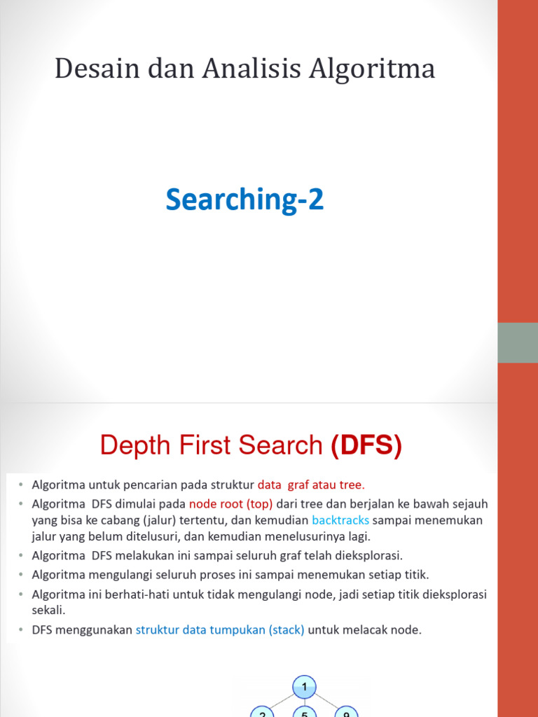 Penerapan dan Strategi DFS dan BFS | PDF | Metode & Bahan Ajar