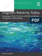Linguistic Relativity Today - Language, Mind, Society, and The Foundations of Linguistic Anthropology