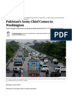 Pakistan's Army Chief Asim Munir Comes To Washington