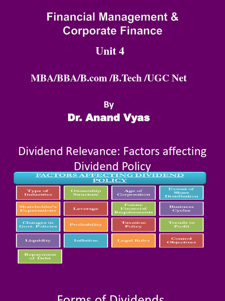 Unit 4 FMCF | PDF