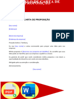 Modelo de Carta de Proposicao