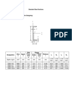 Standard Steel Sections