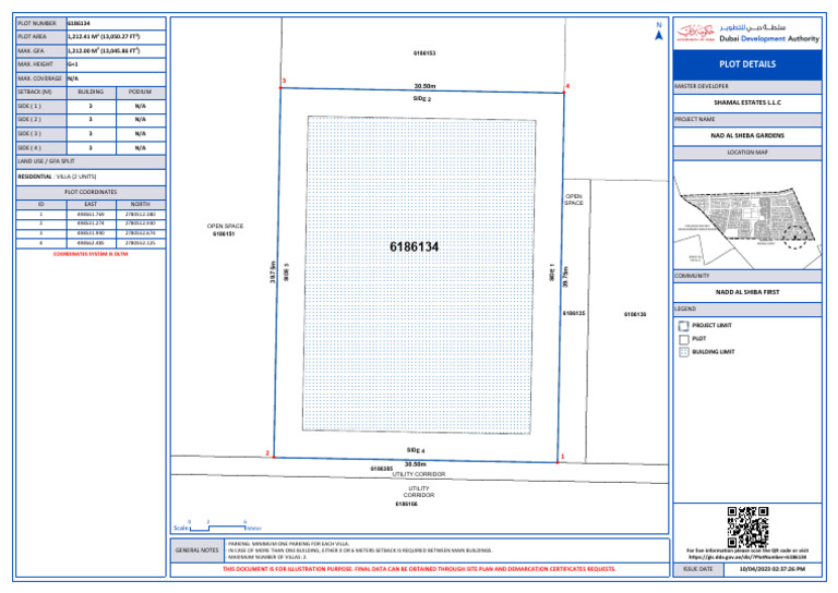 Nad Al Sheba Gardens Plot Details | PDF