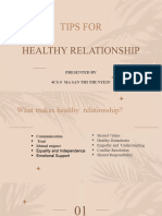 Tips For Healthy Relationship