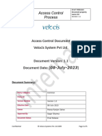 Access Control Document