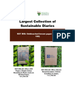 Largest Collection of Sustainable Diaries