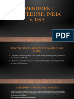 Amendment (India v. Usa