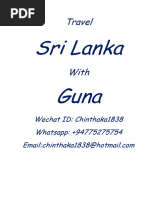 Travel With Guna - Sri Lanka - Option 03