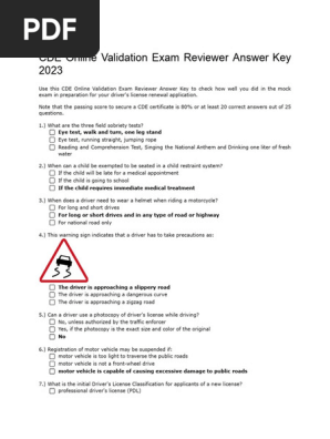 Answers-CDE-Online-Validating-Exam-1