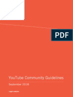 YouTube Community Guidelines August 2018