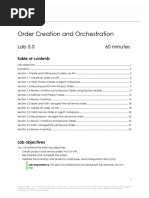 Lab 5.0 - Order Creation and Orchestration Utah