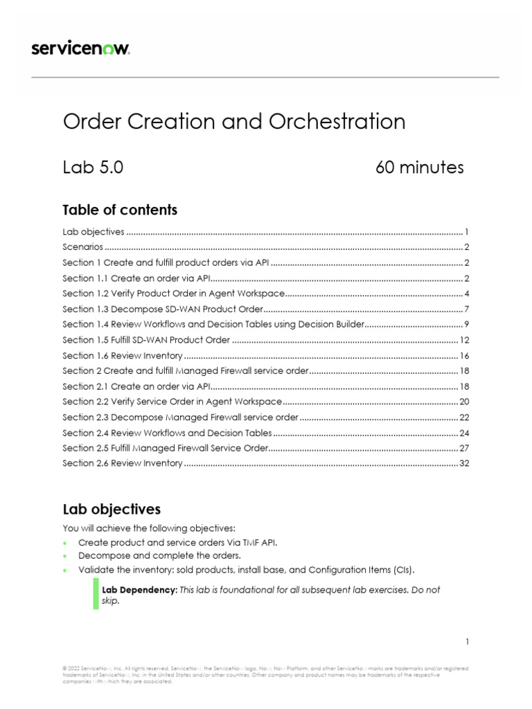Lab Guide for Order Orchestration | PDF | Trademark | Software