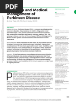 Diagnosis and Medical Management of Parkinson.5