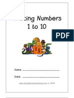 Tracing Numbers 1-10