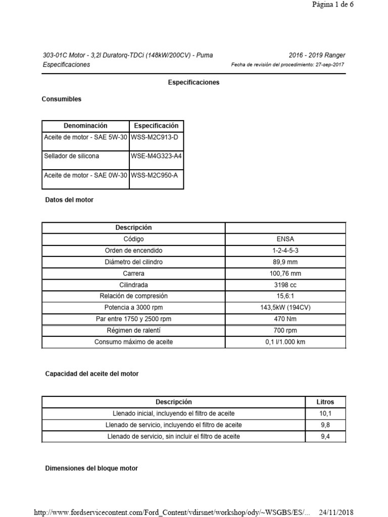 Especificaciones de motor isf 2 8 pdf rodamiento mec nico m quinas