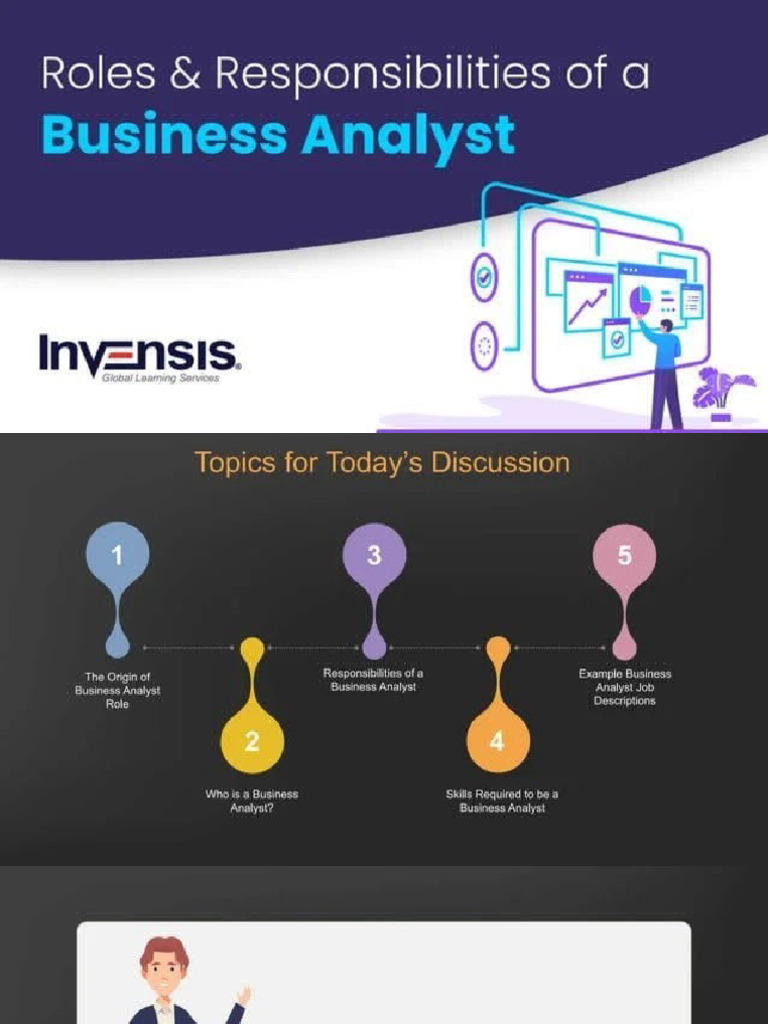 Roles And Responsibilities Of Business Analyst In Sdlc