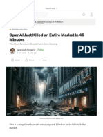 OpenAI Just Killed An Entire Market in 45 Minutes Medium