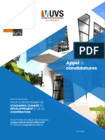 23 - Juin - 2020 - Appel À Candidatures - POUR LE RECRUTEMENT DE STAGIAIRES DDC