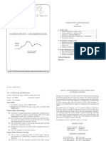 Conductivity and Resistance: Charge Carrier