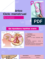 Ciclo Ovárico y Ciclo Menstrual