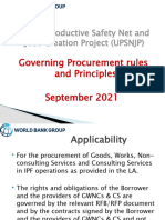 Procurement Rules and Principles - City Level