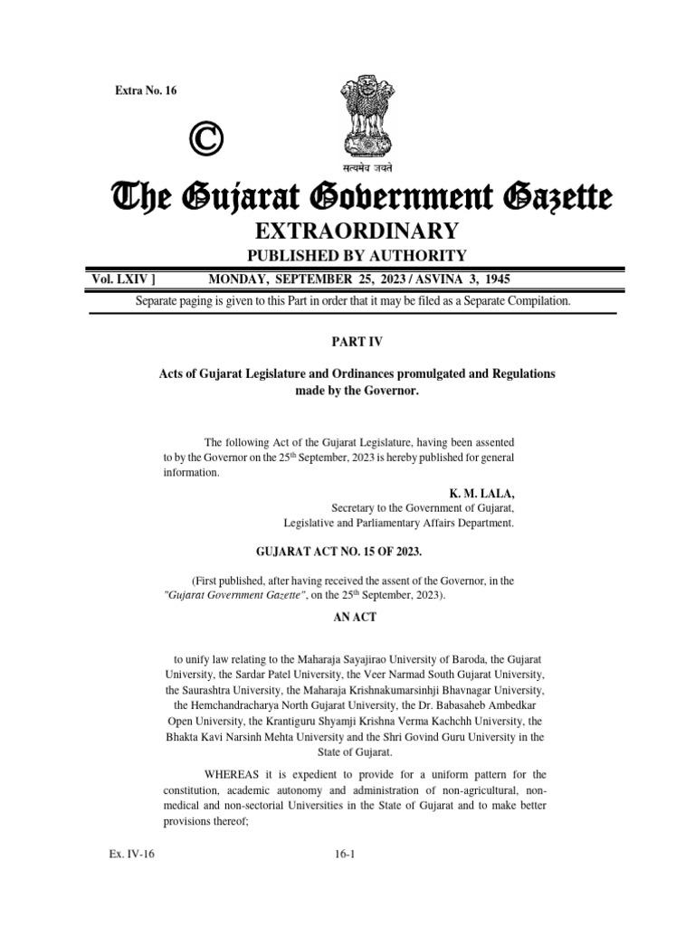 Act no 15 of 2023 pdf college teachers