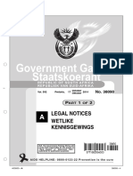 Za Government Gazette Legal Notices A Dated 2014 10 17 No 38090 Part 1