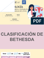 Resumen de Clasificación Histológica y Citología de Lesiones Preneoplásicas Del Cérvix - Michael Chuchuca