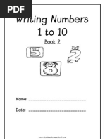 Numbers & Counting 1 to 10 - book 2